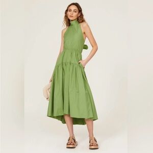 Vince Tiered Halter Dress
